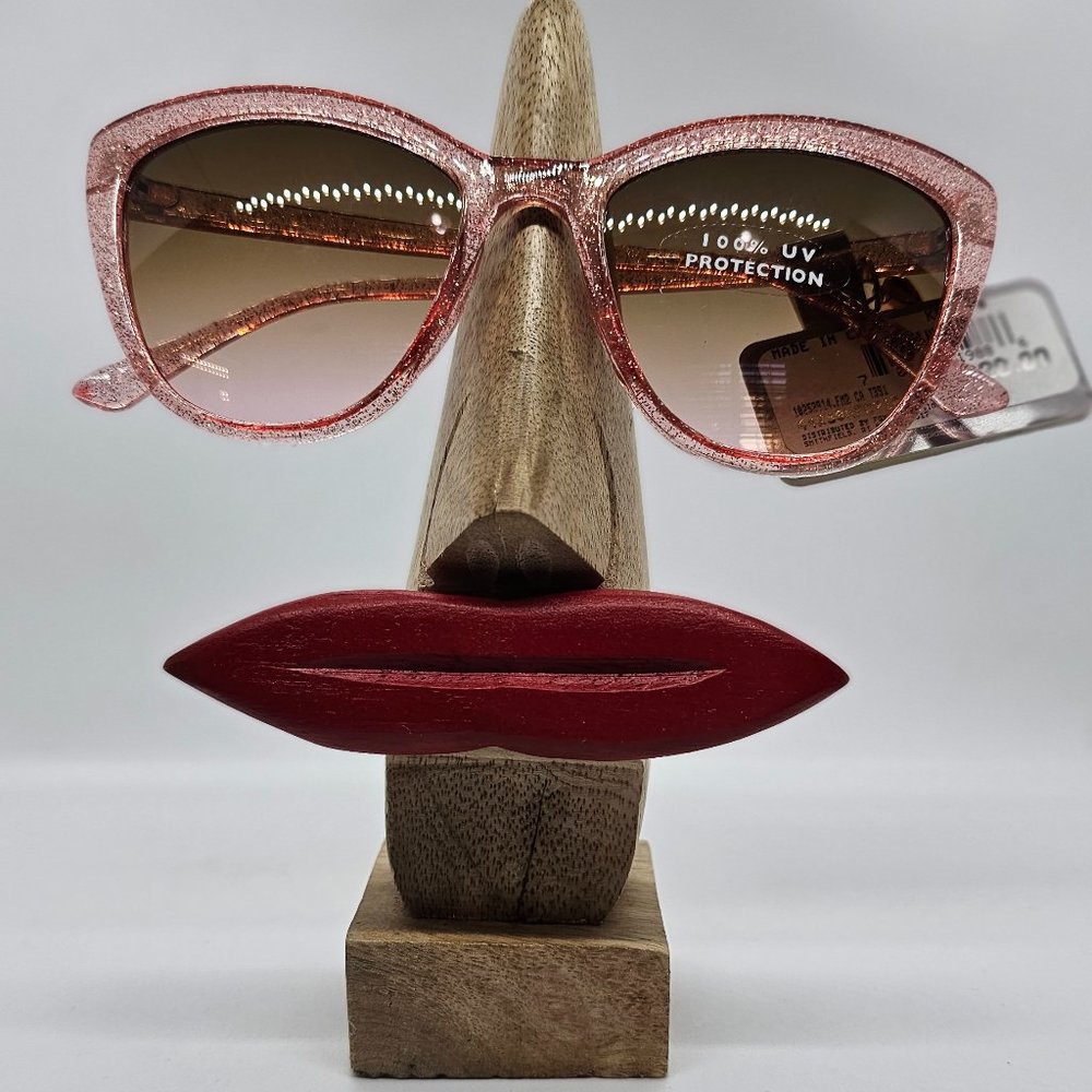 Falls Creek Pink Gradient Mirror Cat Eye Sunglasses